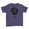 Virgo Zodiac Sign Minimal Design Youth Tee