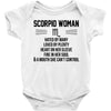 Scorpio Woman Baby Onesie