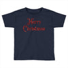 merry christmas red glitter Toddler T-shirt