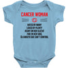 Cancer Woman Baby Onesie