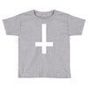 wasted youth inverted cross indie geek swag funny Toddler T-shirt