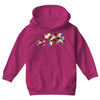 mama bear baby bear floral Youth Hoodie