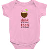 drink in my hand Baby Onesie