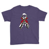 carcinoid cancer ribbon and rose Youth Tee