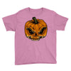 skull pumpkin Youth Tee
