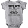 Scorpio Woman Baby Onesie