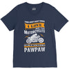 Motorcycles Pawpaw V-Neck Tee