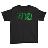 santa green glitter Youth Tee