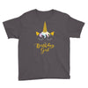birthday unicorn girl. Youth Tee