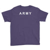 mens army military us Youth Tee