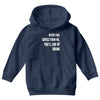 never take advice from me, you'll end up drunk Youth Hoodie