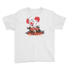 happy halloween clown Youth Tee