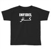 infidel t shirt  english retro cool Toddler T-shirt