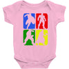 4 Super Hero Baby Onesie