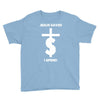jesus saves i spend funny statement Youth Tee