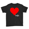 Besties Heart Family Matching Youth Tee