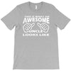 this is what an awesome uncle looks like   mens funny father's day T-Shirt