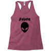 alien funny tshirt Racerback Tank