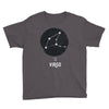 Virgo Zodiac Sign Minimal Design Youth Tee