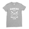 hawkins babysitting club indiana mike dustin eleven demogorgon strange Ladies Fitted T-Shirt