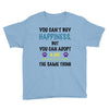 you can't buy happiness, but you can adopt a cat and that's pretty muc Youth Tee