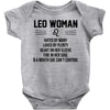 Leo Woman Baby Onesie