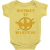 District 12 We Salute You Baby Onesie