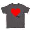Besties Heart Family Matching Youth Tee