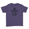 QUEENS ARE BORN IN JULY Youth Tee