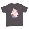 totoro with asian landscape Youth Tee