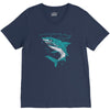 polygon shark V-Neck Tee