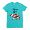 mama bear floral Ladies Fitted T-Shirt