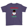 christmas baking team crew snowman Youth Tee
