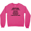 Smartass July Girl Crewneck Sweatshirt