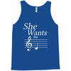 she wants the d black Tank Top