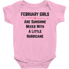 February girls Baby Onesie