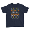 happy halloween ugly christmas sweater Youth Tee