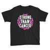 strong than cancer Youth Tee