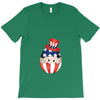 4th of July Peeking Baby Inside Egg T-Shirt