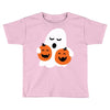 pumpkin with boo Toddler T-shirt