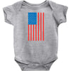 american flag Baby Onesie