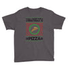 All I Want For Christmas Is Pizza Ugly Christmas For Light Youth Tee