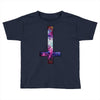 inverted galaxy cross funny  religion banter space fashion new Toddler T-shirt