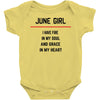 June Girl Baby Onesie