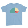 fibonacci golden ratio colorful Youth Tee