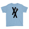 mgk t xx shirt flower black rose Youth Tee