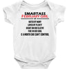 Smartass February Girl Baby Onesie