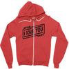 i love you stardust Zipper Hoodie