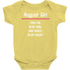 August Girl Baby Onesie
