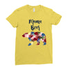 mama bear floral Ladies Fitted T-Shirt